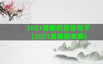 2021温暖的爱情句子(2021温暖回家路)